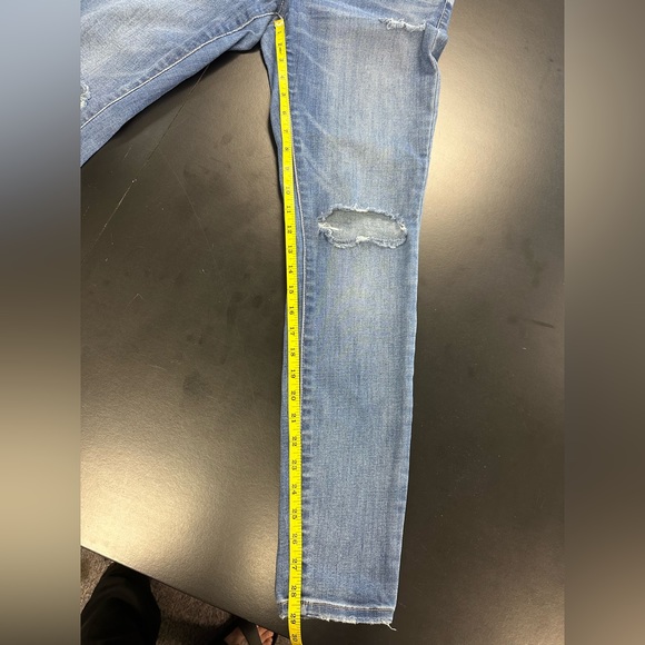 Garage High Waisted Light Denim Jeans - size 13 - Picture 3 of 6